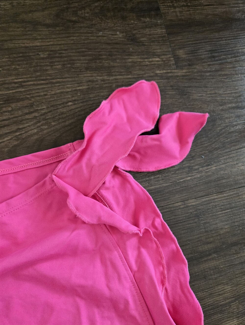 Vintage 90s Ralph Lauren One Piece Ruffle Swimsuit And Matching Sarong Set - Picture 9 of 11